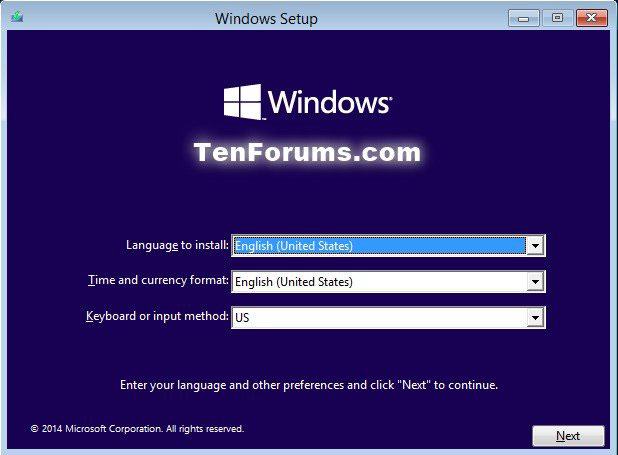 Khi bạn thấy Thiết lập Windows, hãy nhấn Shift + F10