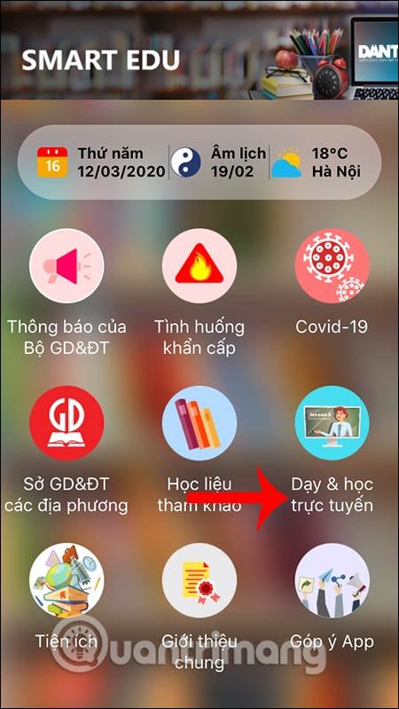 Dạy trực tuyến