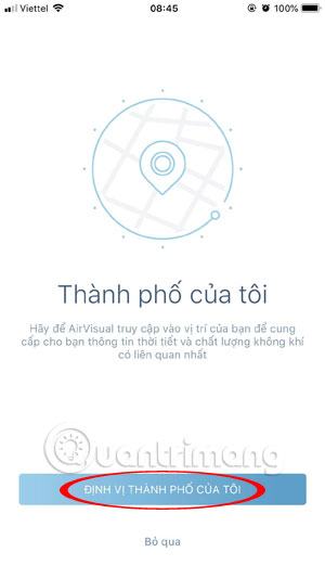Tìm thành phố bạn đang ở