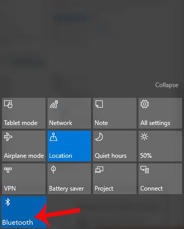 Bật Bluetooth trên Windows 10