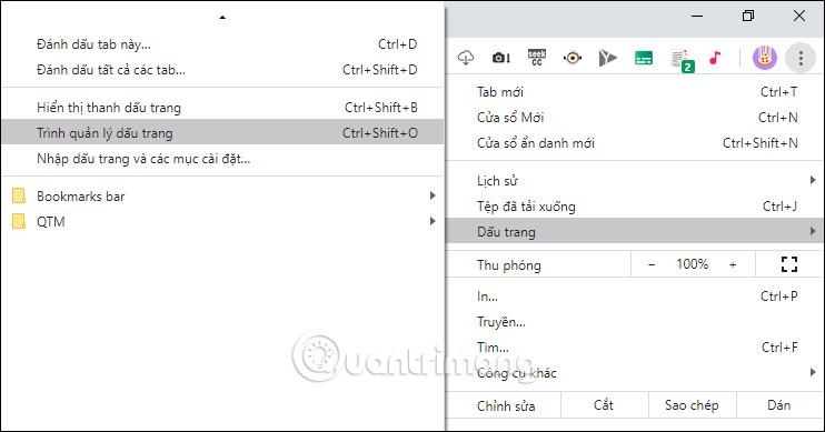 Trình quản lý dấu trang 