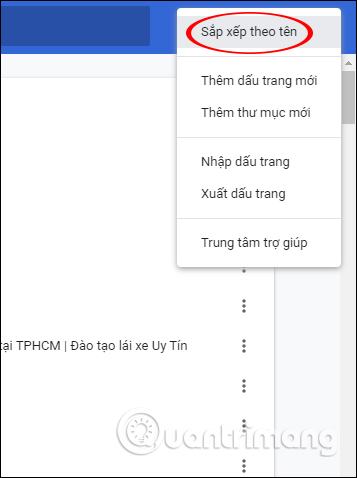 Sắp xếp theo tên 