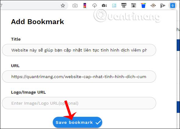 Thêm dấu trang vào BrainyTab
