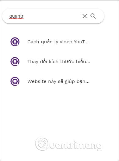 Tìm kiếm dấu trang 