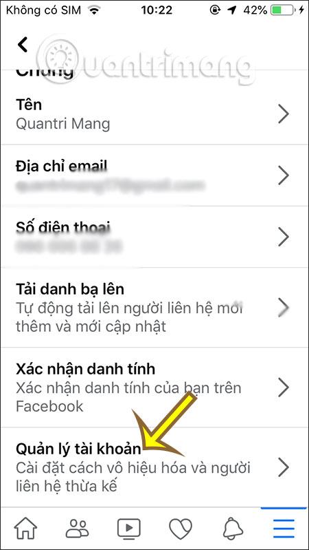 Quản lý tài khoản Facebook của bạn