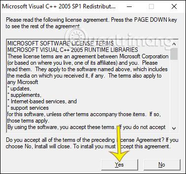 Cài đặt Microsoft Visual C ++