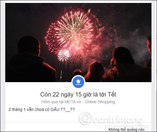 Bài viết tạo dấu mốc Fanpage 