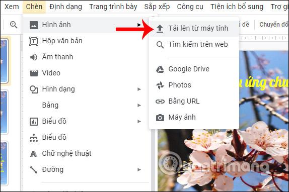 Tải ảnh xuống từ máy tính của bạn