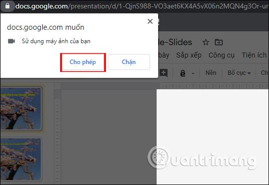 Sử dụng webcam 