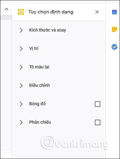 Danh sách chỉnh sửa hình ảnh 