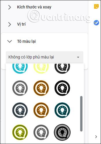 Chọn màu cho bức tranh 