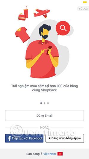 Hoàn tiền trên Shopee