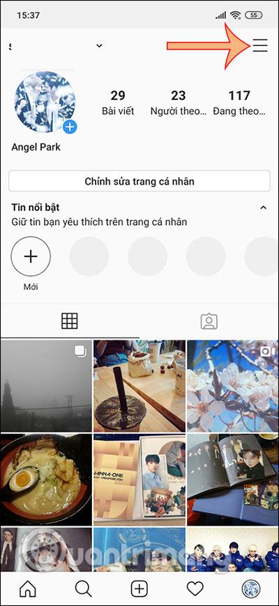 Cài đặt tài khoản