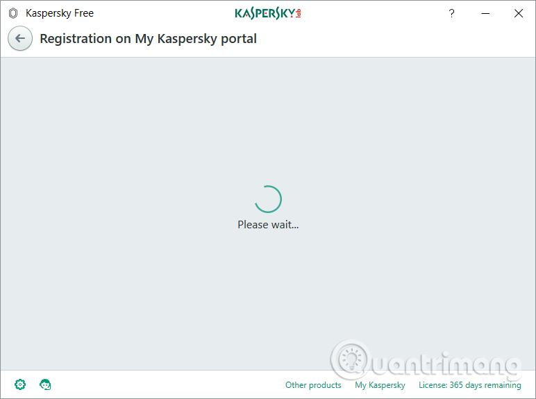 Khởi động Kaspersky Miễn phí