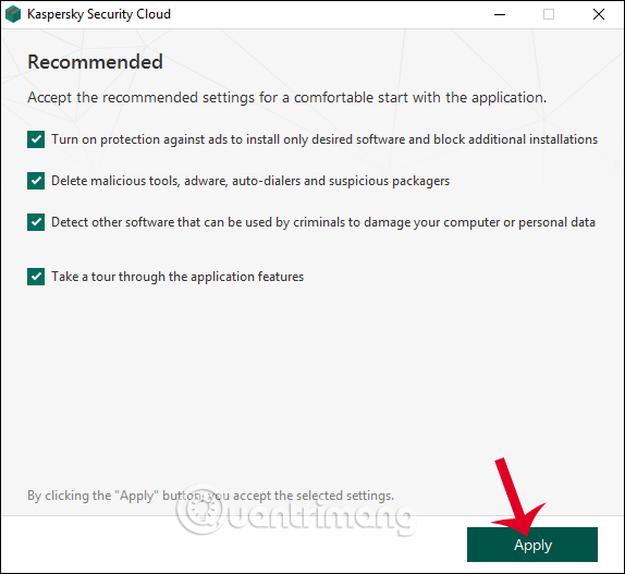 Cài đặt Kaspersky Security Cloud