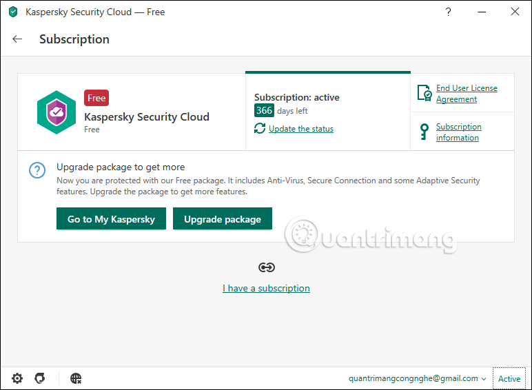 Sử dụng Kaspersky Security Cloud miễn phí trong 1 năm