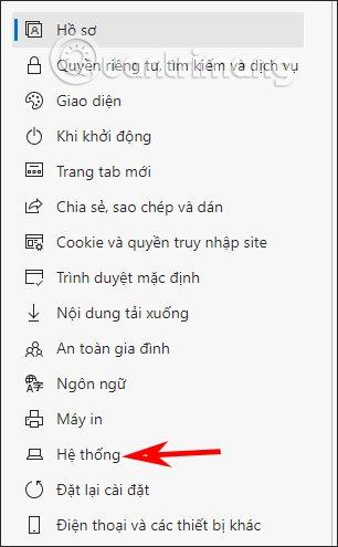 Hệ thống trình duyệt 