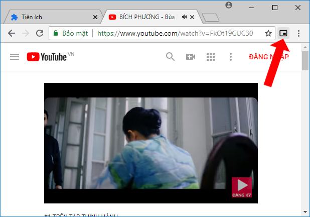 Nhấp vào biểu tượng hình trong hình