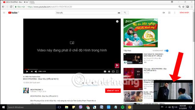 Cửa sổ video riêng biệt