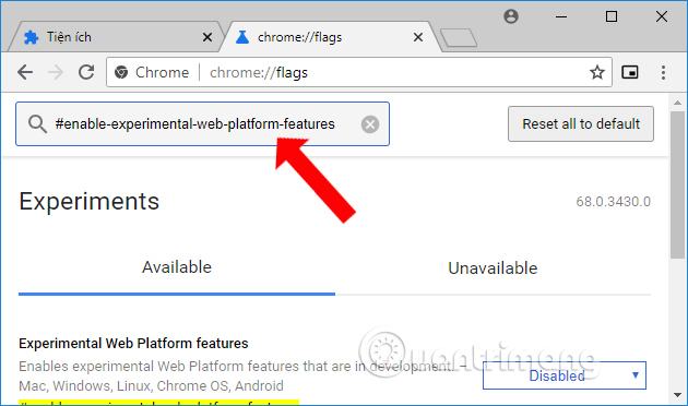 Tìm cờ Chrome 