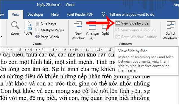 2 cửa sổ liền kề 