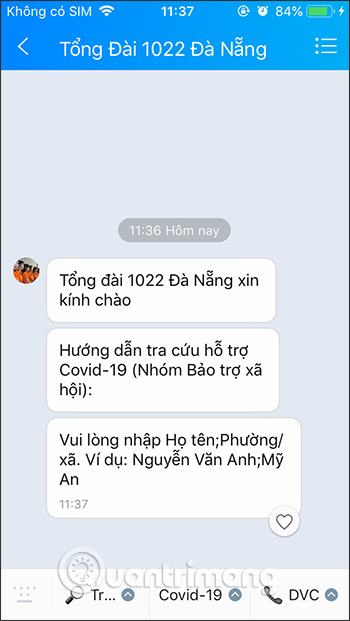 Hướng dẫn nhập thông tin