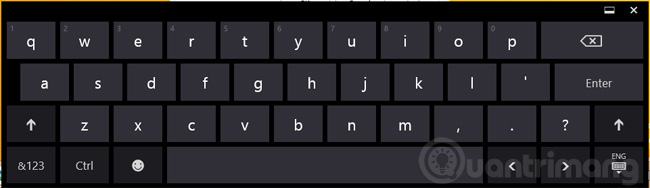Chạm vào bàn phím trong Windows 8.1