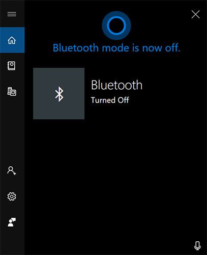 Bluetooth bị tắt