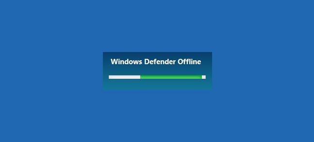 Chạy quét ngoại tuyến của Bộ bảo vệ Windows