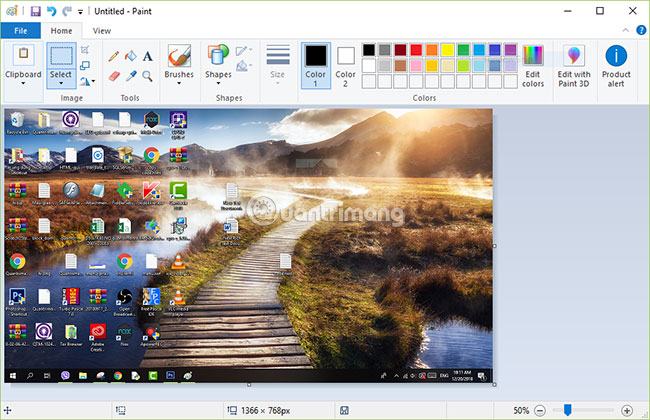 Dán ảnh chụp màn hình vào Paint