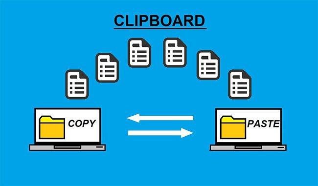 Clipboard tạm thời cắt hoặc sao chép dữ liệu từ tài liệu này để dán vào tài liệu khác