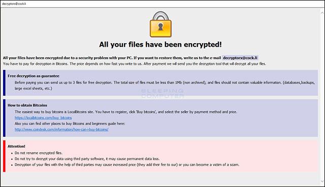 Thư mục không được bảo vệ sẽ vẫn được mã hóa bởi ransomware