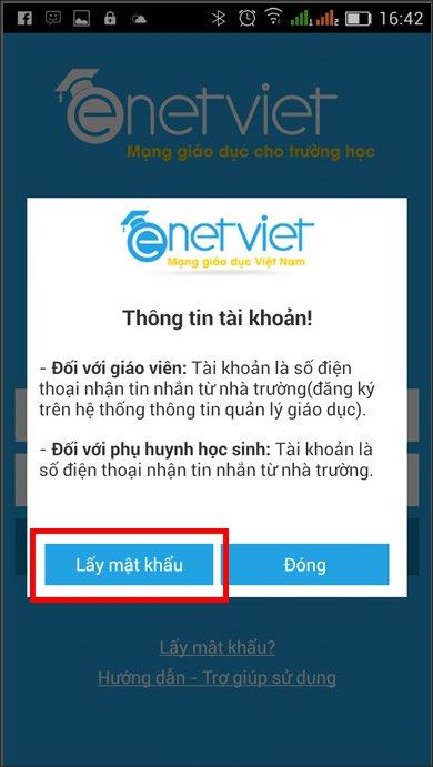 Lấy mật khẩu 