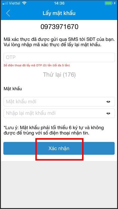 Nhập mật khẩu 