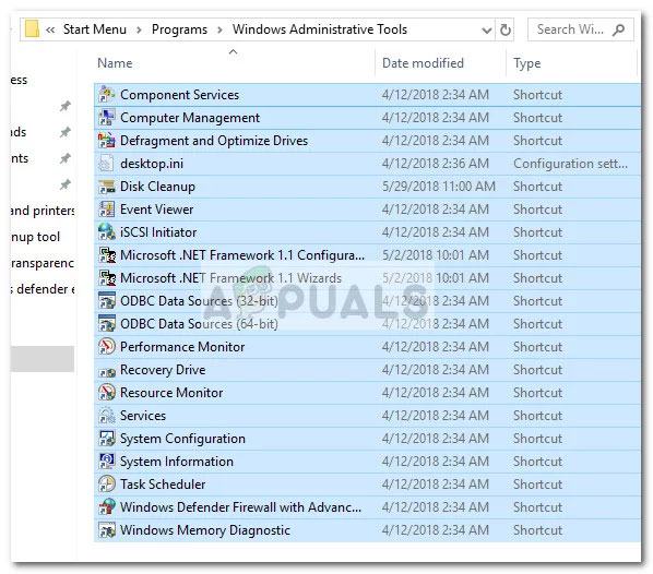 Sao chép nội dung của kho lưu trữ và dán vào C:  ProgramData  Microsoft  Windows  Start Menu  Programs  Administration Tools