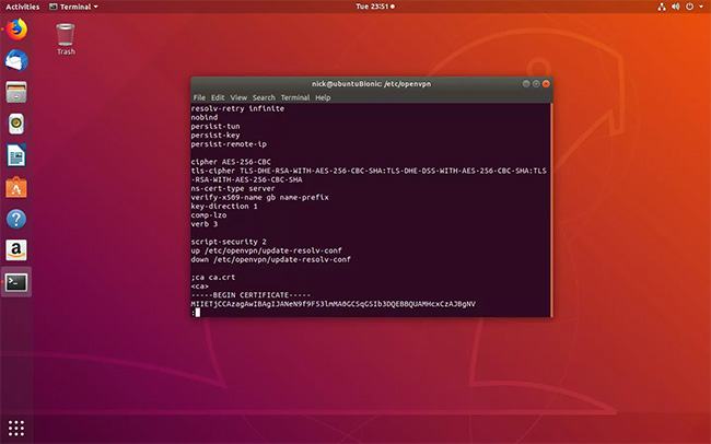 Sử dụng ứng dụng khách VPN