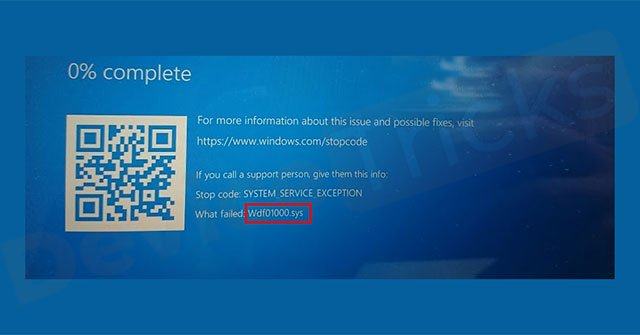 Lỗi wdf01000.sys