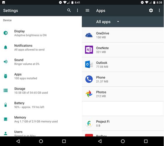 Nhấp vào Outlook