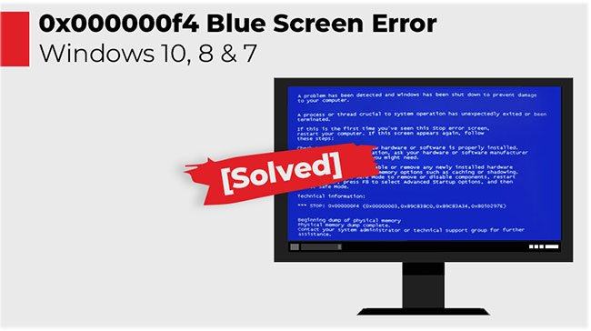 Một số bước khắc phục sự cố cơ bản có thể giúp giải quyết sự cố STOP 0x00000004