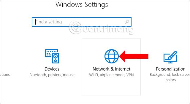 Thích ứng mạng trong Windows 10 