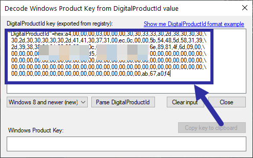 Nhấn tổ hợp phím Ctrl + V để dán mã HEX đã sao chép