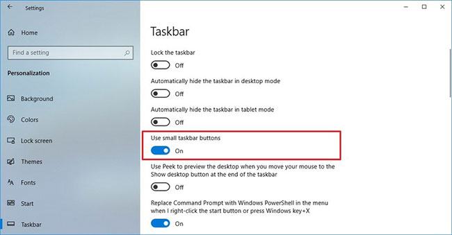Kích hoạt công tắc Sử dụng các nút trong thanh tác vụ nhỏ