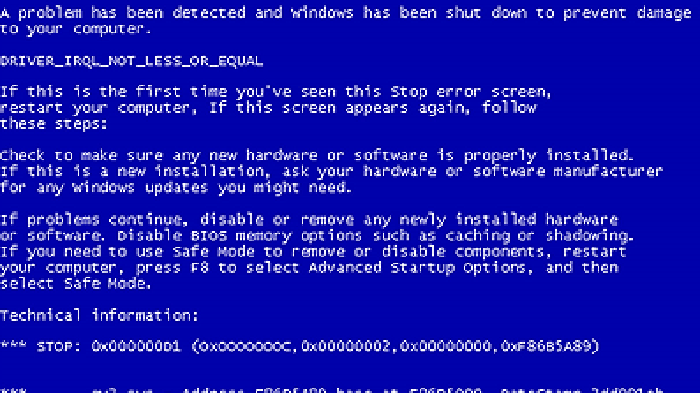 Bảo vệ màn hình Blue Screen of Death