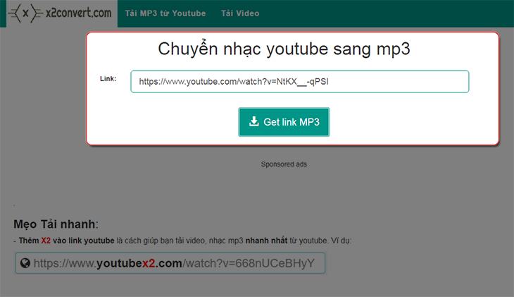 Tải xuống các tệp MP3 trên Youtube