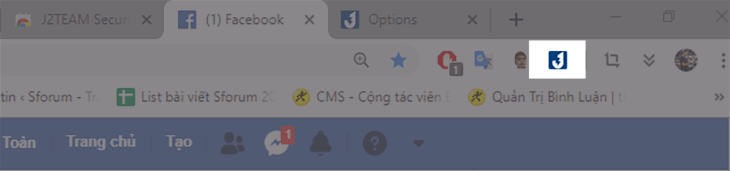 Chọn biểu tượng J