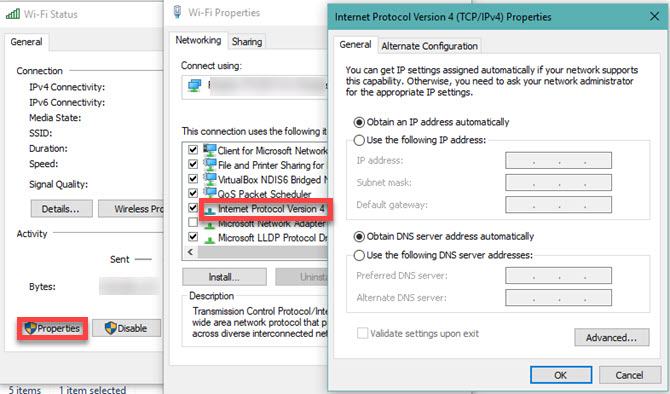 Kiểm tra địa chỉ IP của máy tính