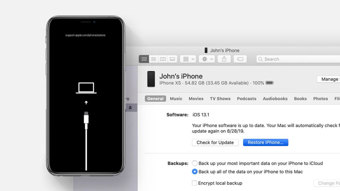 Tìm hiểu thêm về iTunes và khôi phục điện thoại của bạn