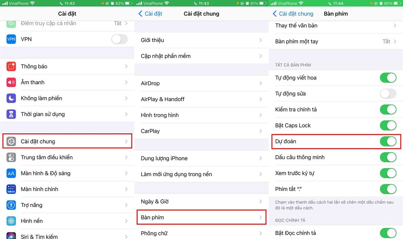 Chế độ dự đoán