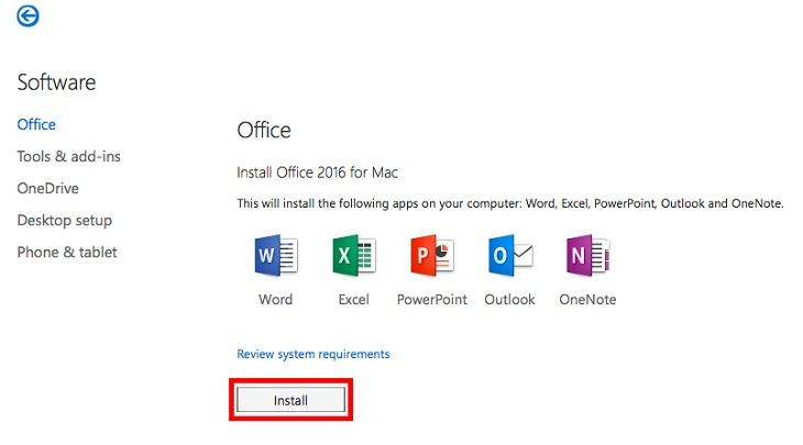 Cài đặt Office cho máy tính xách tay mới