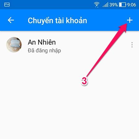 Cách đăng nhập nhiều tài khoản Facebook Messenger trên điện thoại